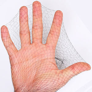 MIO 20 piezas por paquete Ballet Hair Net Mesh Desechable Nylon Mesh Hair Net Nylon Cap <span class=keywords><strong>para</strong></span> mujeres niñas baile Cosplay Hairnet elástico - Product Image 6
