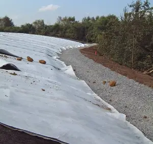 Tela no tejida geotextil para trabajo de tierra