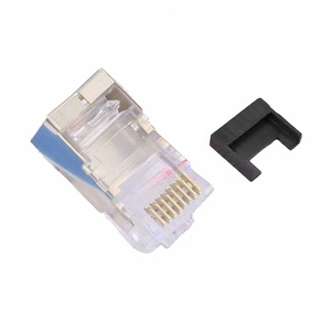 Connecteur Ethernet modulaire RJ11 blindé 6-569550-3 à montage en surface, angle droit, traversant, conforme RoHS - Product Image 2