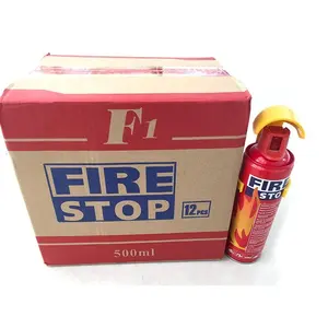 Custom Wholesale On-board Motor 500ml Mini Car Fire Stop 1000ml Aerosol Foam Spray Fire Extinguisher For Car