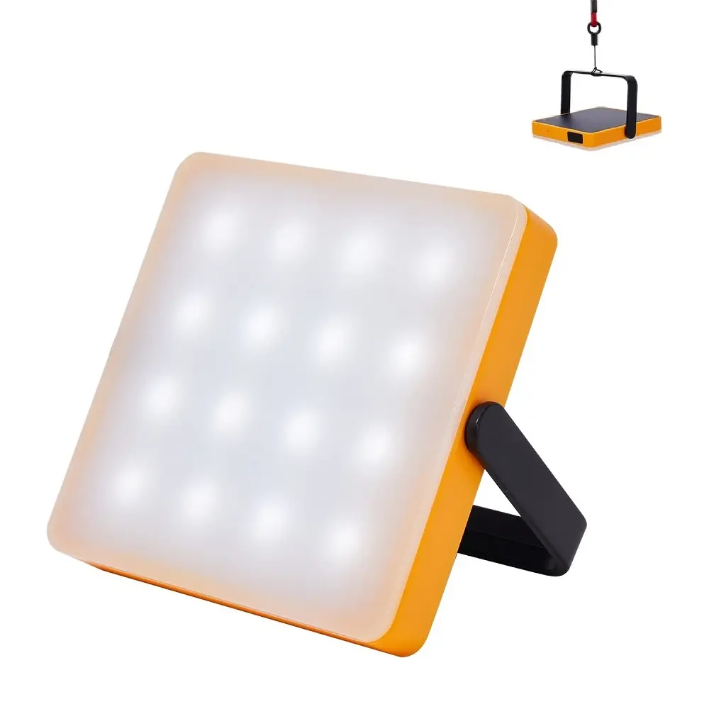 Nouvelle énergie extérieure montage d'urgence suspension lampe à led lanterne Portable pliable solaire camping lumière avec panneau solaire