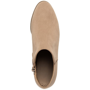 <span class=keywords><strong>Botines</strong></span> de tacón apilado de ante sintético <span class=keywords><strong>con</strong></span> punta redonda y cremallera lateral para <span class=keywords><strong>mujer</strong></span>, estilo western, cómodos y a la moda. - Product Image 4