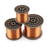 Fil émaillé en cuivre recouvert d'aluminium CCAM 0,25 mm 0,22 mm 0,18 mm 0,12 mm Services de découpe/soudage Certifié CE