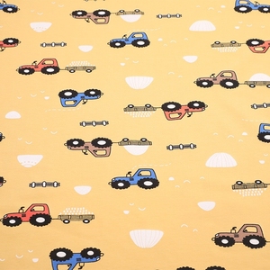 Tùy Chỉnh In Nhà Máy Trực Tiếp 160GSM 170Cm Chiều Rộng Mềm Mại Thoáng Khí Hữu Cơ Bông Đơn Jersey Vải Dệt Kim Cho Bé Đồ Ngủ - Product Image 4