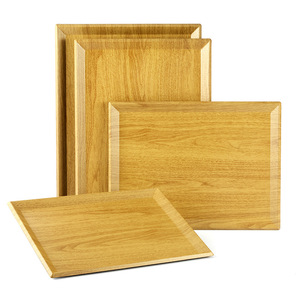 Double-sword round non-slip <b>tray</b>, wood grain Japanese-style <b>tray</b>, dessert <b>tray</b>, <b>tea</b> <b>tray</b>, sushi <b>tray</b>, sukiyaki, Japanese and - Product Image 1