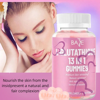 Bonbons gommeux blanchissants et éclaircissants 13-en-1, L-glutathion, collagène, vitamines pour adolescents et adultes