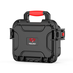 Boîte à outils multifonctionnelle rigide, petite boîte de protection pour équipement, mousse de découpe, étui de sécurité en plastique pour armes à feu avec poignée, <span class=keywords><strong>valise</strong></span> - Product Image 1