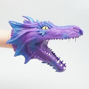Juguete de Fiesta para Niños, Marioneta de Dragón de Plástico Suave TPR en Varios Colores, Juguetes de Marionetas para Niños - Product Image 5