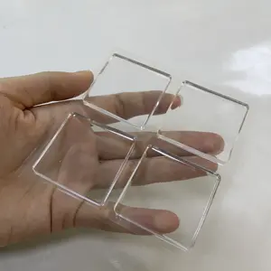 Almofada adesiva forte de Gel ZC Tapete de Gel resistente a terremotos, almofada de absorção de choque quadrada redonda transparente