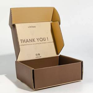 Cajas de Envío Portátiles Personalizables de Alta Gama, Impresas con Serigrafía, Muestra Gratuita para Empaque de Tiendas de Ropa con Forro de Esponja - Product Image 1