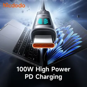 Mcdodo 609 Snel Opladen 100W USB-C Digitale Display Pd Power Adapter Voor Iphone15 Mobiele Telefoons Tablets Notebooks