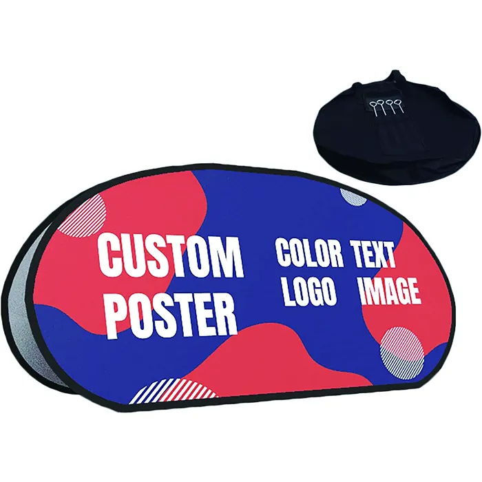 Kundenspezifisches Design doppelseitige Outdoor-Werbeanzeige Pop-Up-Banner-Display-Ständer für effektive Werbung und Marke