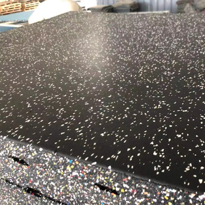 Sàn bảo vệ cho phòng tập thể dục tập thể dục tấm cao su đầy màu sắc EPDM đốm tập thể dục sàn Mat tờ 50 cm * 50 cm * 3 cm - Product Image 1