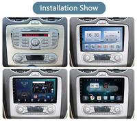 Lecteur DVD vidéo de voiture avec écran IPS Android DSP pour Ford Focus EXI MT 2 3 Mk2 2004 - 2011 Radio stéréo BT