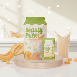 Leche de Belleza Premium en Polvo con Sabor a Fresas y Crema, Suplemento de Colágeno en Caja, Complemento para Otras Bebidas - Product Image 4