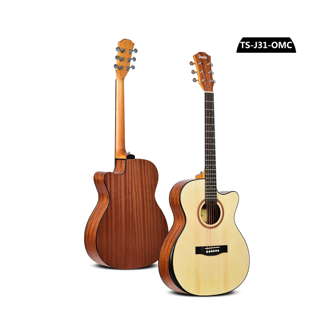 Guitarra tipo cubo OMC de abeto y caoba