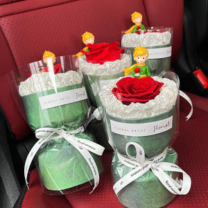 Nuevos Ramos de Rosas del <span class=keywords><strong>Principito</strong></span>, Flores de Jabón, Artículos para <span class=keywords><strong>el</strong></span> Día de San Valentín, Regalos para <span class=keywords><strong>el</strong></span> Día de San Valentín 2026 para Ella, Mamá, Esposa, Hermana, Novia - Product Image 4