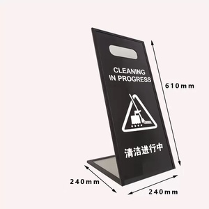 Panneau d'avertissement antidérapant en acrylique, Panneau de signalisation « Attention, marches en travaux », Fabricant de panneaux d'avertissement, Vente en gros - Product Image 3