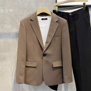 <span class=keywords><strong>Costume</strong></span> 2 pièces de luxe pour <span class=keywords><strong>homme</strong></span>, fabriqué en Chine, en tissu TR, coupe ajustée, pour tenue de travail quotidienne et formelle (<span class=keywords><strong>veste</strong></span> et pantalon) - Product Image 4