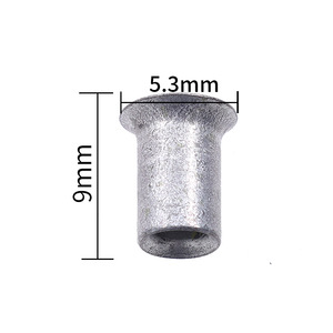 Rivet auto-perforant en aluminium, diamètre 5,3 mm, longueur 9 mm, pour réparation de carrosserie automobile et pièces de rechange - Product Image 1