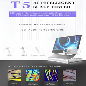 Nuovo Analizzatore Intelligente 3D AI T5 per il Cuoio Capelluto, Design a Maschera in Plastica Ecologica, Rilevamento dei Follicoli Piliferi, Analisi del Cuoio Capelluto ad Alta Definizione - Product Image 2