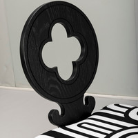 Meubles de luxe légers, écologiques, durables, imperméables, en bois de bouleau massif, style rétro, motif trèfle à quatre feuilles et fleur de prunier, pour la maison, le bureau, l'hôtel, la villa