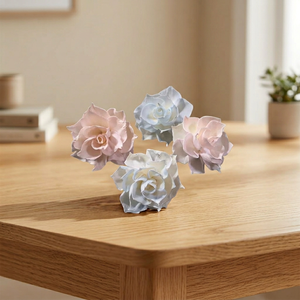 Wholesale 6 cm Sola Wood Thailand <b>Reed</b> <b>Diffuser</b> White Environmental Friendly Elegant Decorative Flowers Indoor Home Weddings 100 - Product Image 3