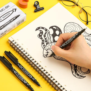 MagiArt CD/<span class=keywords><strong>DVD</strong></span> маркер ручка двойной кончик тонкий водонепроницаемый Перманентный черный маслянистый маркер ручка - Product Image 5