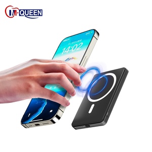 พาวเวอร์แบงค์แม่เหล็กไร้สายขนาดเล็ก ชาร์จเร็ว 5000mAh พกพาสะดวก ดีไซน์บางเฉียบ สำหรับโทรศัพท์มือถือ - Product Image 5