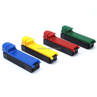 Machine à rouler les cigarettes manuelle en plastique à tête plate de 120 mm, type push-pull, pour tube unique, vente en gros