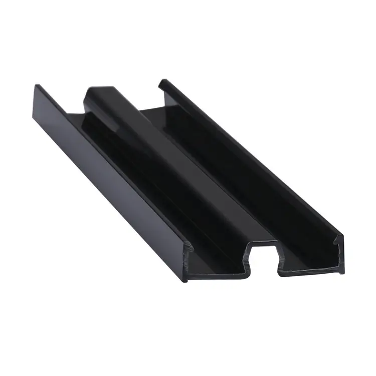 Clip di stoffa per strisce di morsetto per tende per porte a forma di W profilo combinato per binari in PVC profilo in plastica per tende per porte