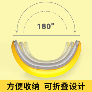 Eye Massager For Kids Yellow Heating Vibration Airbag <b>Bluetooth</b> Music 1000mAh <b>USB</b> Rechargeable Light Weight Portable - Product Image 4