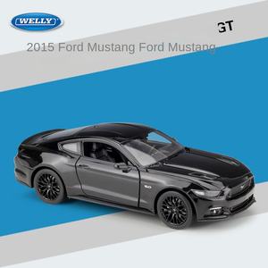 Welly <span class=keywords><strong>1</strong></span>:24 2015 F Ord M Ustang <span class=keywords><strong>GT</strong></span> Super Car Metal coleccionable simulación Die Cast Car aleación coche modelo juguete para niños adultos - Product Image 5
