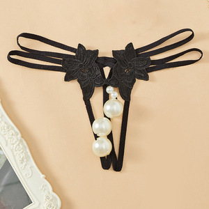 Tanga Sexy Ding Zhi Mei con Perlas, Transpirable, Estimulante para Adultos, Verano 2024 - Product Image 3