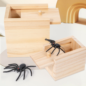 Caja de Broma de Araña de Madera Educativa Montessori, Divertida y Graciosa, Regalo Sorpresa de Navidad para Niños y Niñas - Product Image 4