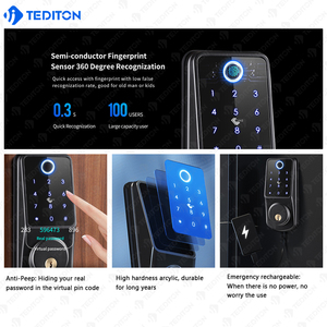 デッドボルトドアロック技術円筒形ラウンドノブロックセット中国卸売デッドボルトロックセット - Product Image 3