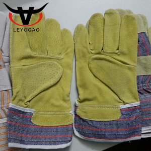 Available Split <strong>Pigskin</strong> <strong>Gloves</strong> <strong>Leather</strong> Inspection Electrician Work Welding <strong>Gloves</strong> for Work