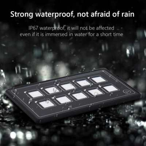 SMART 12 SWITCH Pod Momentary Strobe, Cargador Inalámbrico, Caja de Control de Circuito LED RGB de 12-24V con Material ABS, Control Eléctrico - Product Image 5