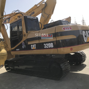 Excavadora Hidráulica Usada de Marca, Modelo 320b, la Mejor en Venta a Bajo Precio en Shanghái, Motor Original Hecho en Japón - Product Image 1