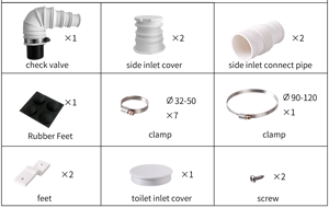 Pompe de levage sanitaire de déchets de WC de broyeur d'ascenseur entièrement automatique de conception spéciale - Product Image 3