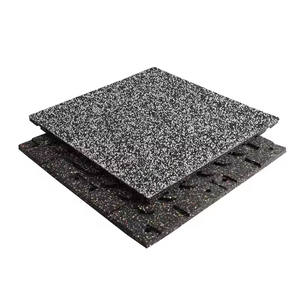 Losetas de Goma Entrelazadas Económicas <span class=keywords><strong>para</strong></span> Gimnasio, Rollos de <span class=keywords><strong>Piso</strong></span> de Goma, Tapete Deportivo de Goma - Product Image 3
