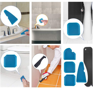 8pcs Silicone <span class=keywords><strong>sealant</strong></span> Remover caulking công cụ Kit với nhựa <span class=keywords><strong>Scraper</strong></span>/caulk Remover - Product Image 6