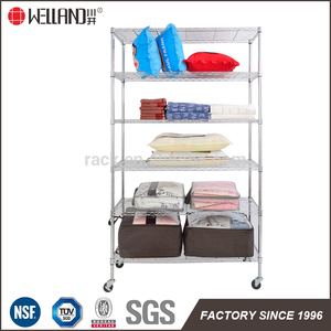 Zhongshan <span class=keywords><strong>Welland</strong></span> Étagère en fil d'acier chromé à 6 niveaux Chaud à pour magasin - Product Image 4