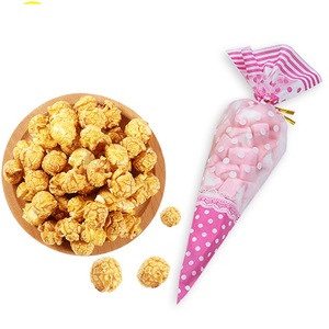 Bolsa Creativa de Embalaje Triangular de Proteína de Palomitas de Maíz, Bolsa de Plástico para Alimentos, Paquete Pequeño - Product Image 2