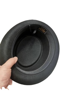 <span class=keywords><strong>New</strong></span> 100% Len Cảm Thấy Trilby Thịt Lợn Pie <span class=keywords><strong>Hat</strong></span> Phụ Nữ Người Đàn Ông Cổ Điển Rắn Màu Cong Brim Len Fedora Cap - Product Image 5