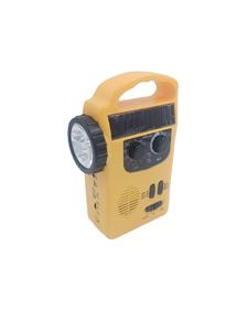 Solar & Hand Crank Emergency AM/FM/SW Radio with Flashlight & Power Bank - Product Image 5
