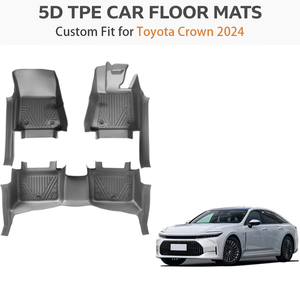 Alfombrillas de Coche TPE Personalizadas para Toyota Crown RHD 2024 |   Tapetes para Piso Impermeables para Todo Clima, Juego Completo, OEM de Fábrica - Product Image 2