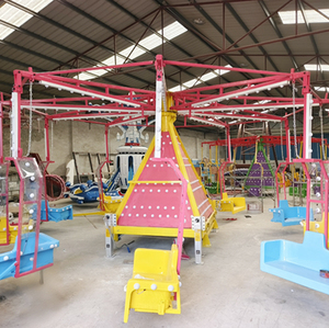 Karnaval binmek eğlence parkı sürmek taşınabilir salıncak dönen römork uçan sandalye hareket - Product Image 5