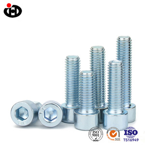 Lớp <span class=keywords><strong>8.8</strong></span> cường độ cao màu xanh trắng kẽm <span class=keywords><strong>din912</strong></span> hình lục giác ổ cắm vít cup đầu hình lục giác ổ cắm vít - Product Image 3