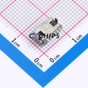 TYPE-C 6P WTL5.0 108 USB Connector SMD Connector Type-C Female Horizontal Mount 6P - Product Image 2